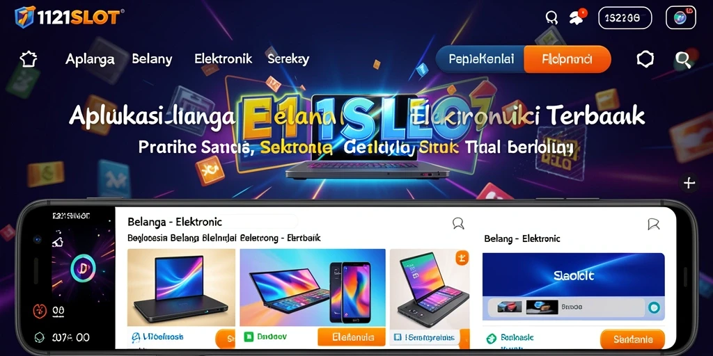 Antarmuka aplikasi 1121SLOT yang menarik dan fungsional.