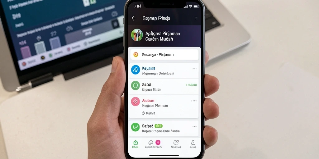 Antarmuka pengguna 71H yang sederhana dan fungsional.
