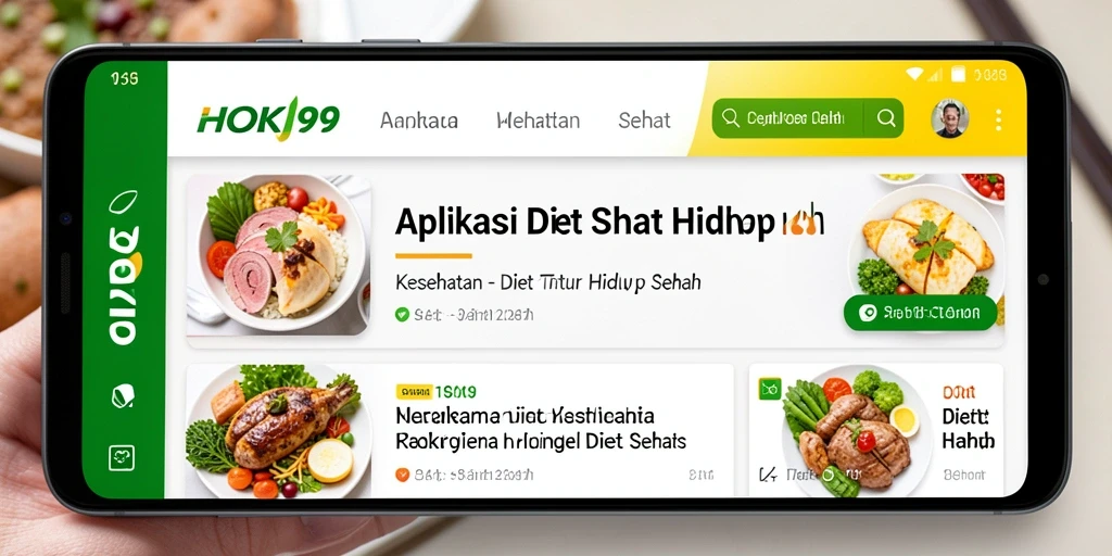 Antarmuka HOKI99 yang sederhana dan intuitif untuk Diet Sehat.