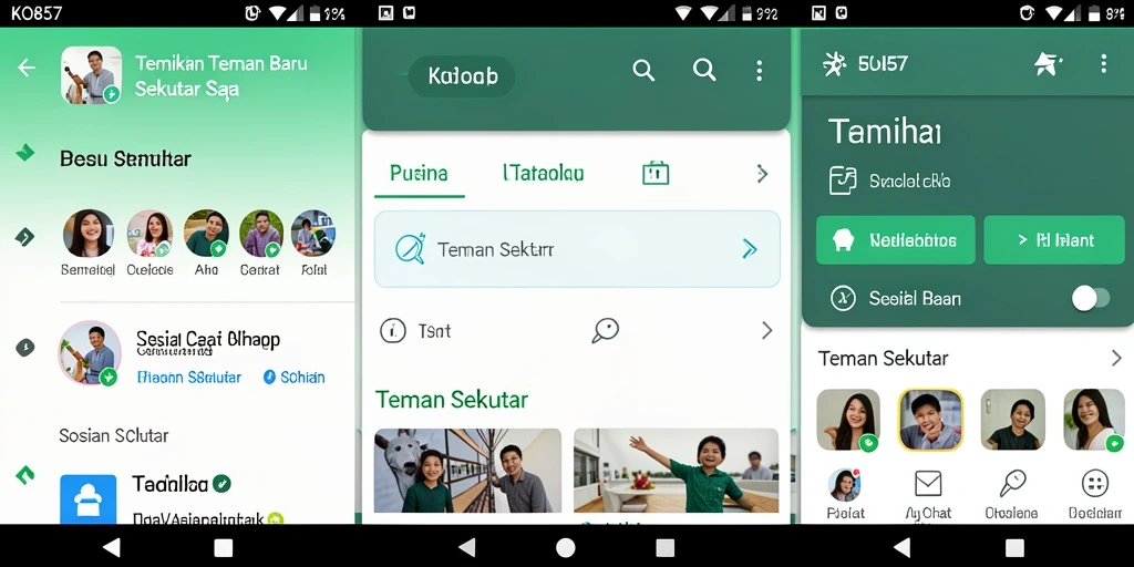 Tampilan antarmuka KO857 yang sederhana dan menarik.