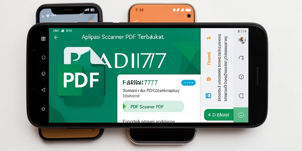Antarmuka aplikasi PADI777 untuk Scanner PDF yang intuitif dan mudah digunakan.