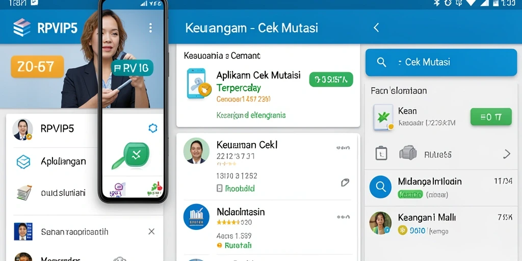 Tampilan antarmuka RPVIP5 yang sederhana untuk cek mutasi.